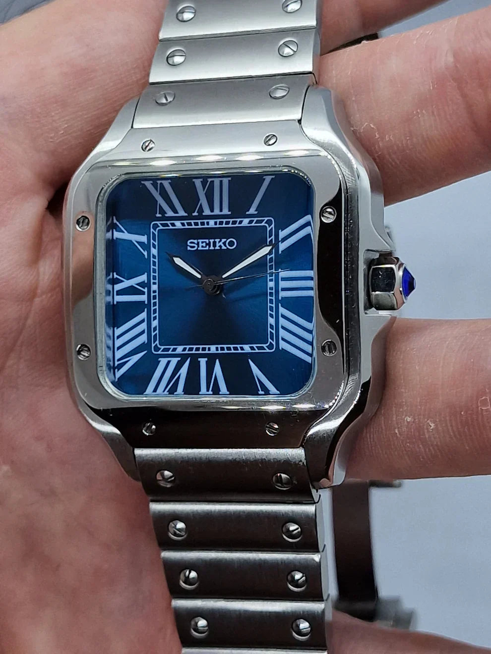 SANTOS MOD BLUE DIAL